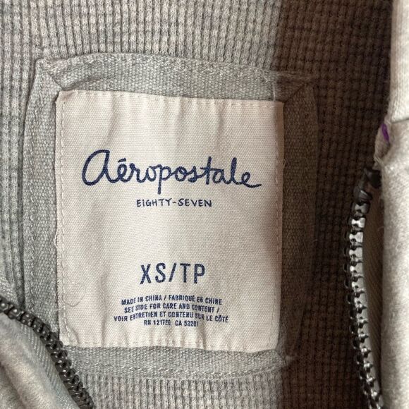 Aeropostale Sweatshirt Size XS Zipper Front Hoodie - Picture 4 of 5